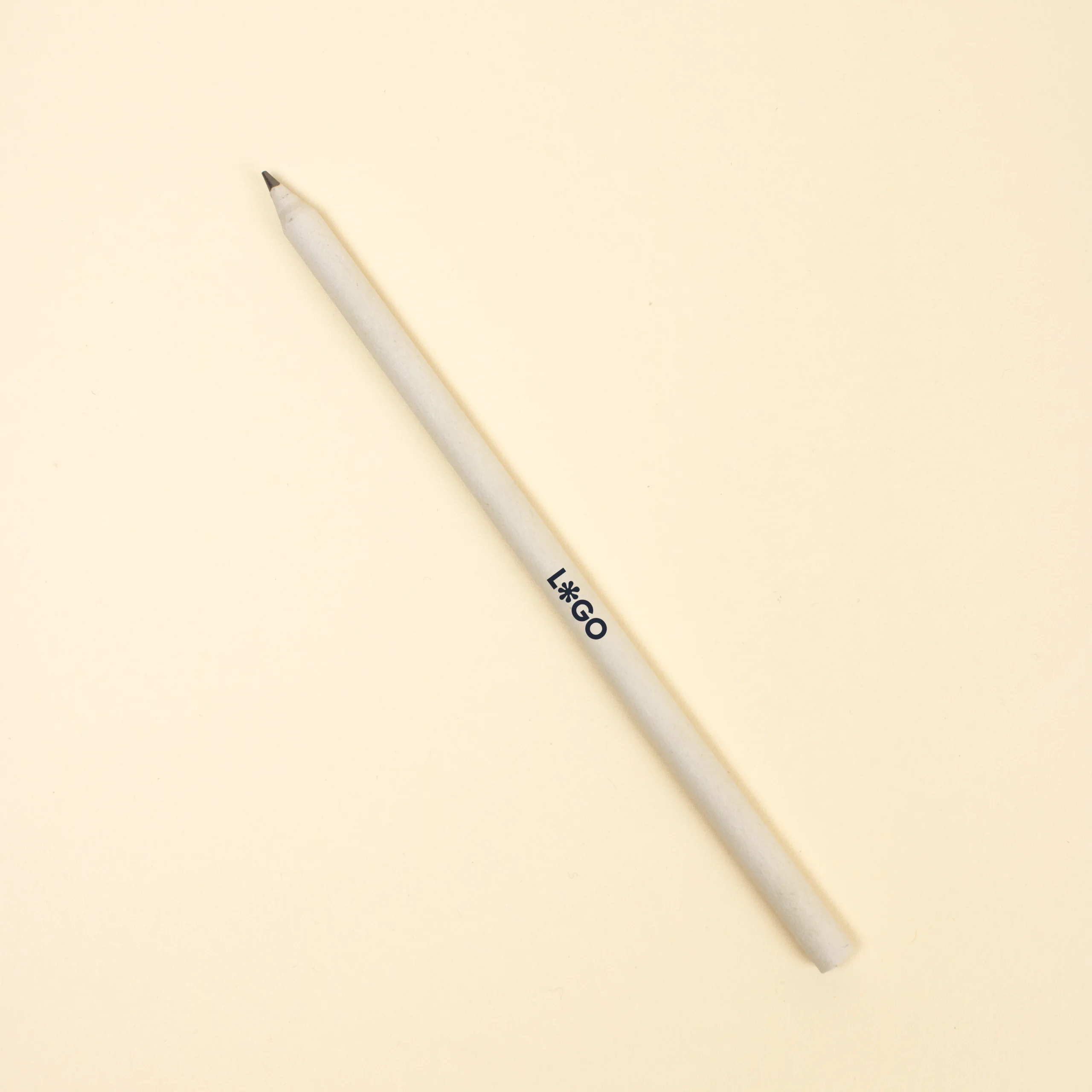 ALBAR: Crayon en papier journal recyclé. Personnalisation en 1 couleur