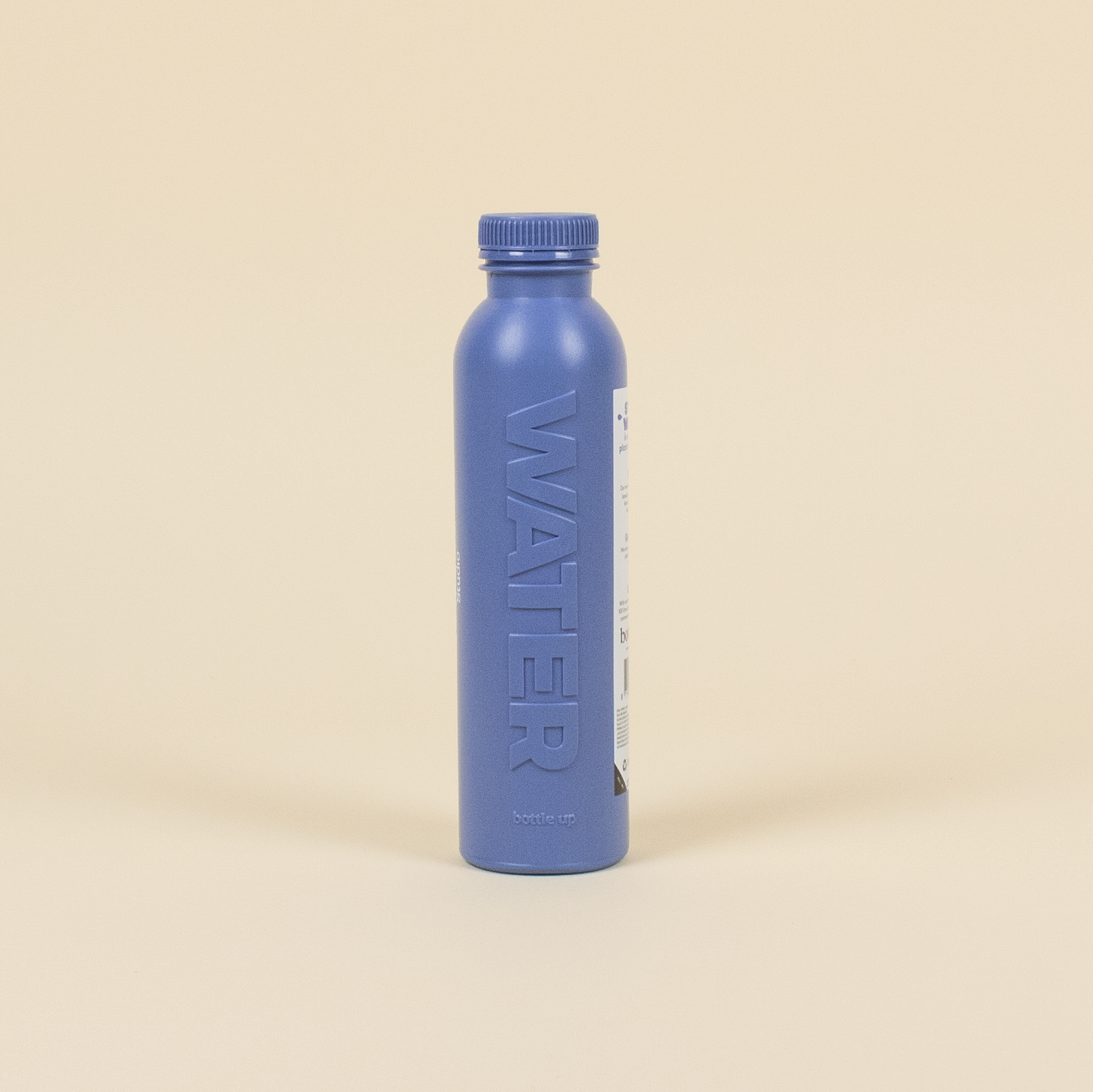 SUCRA: Bouteille biodégradable canne à sucre 500ml. Impression en quadri 