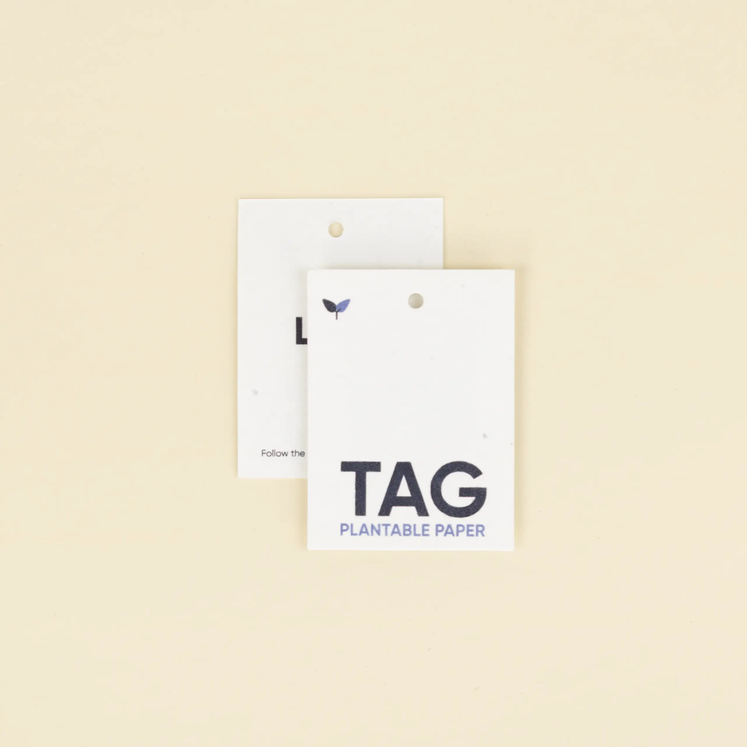 SEED PAPER: Tags. 7,5×5,5 cm.