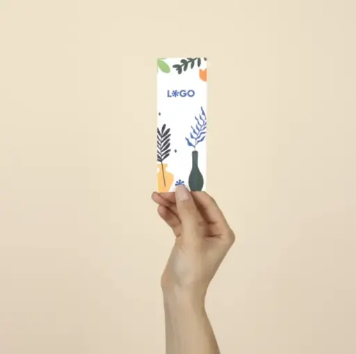 PAPIER À GRAINES : Marque-page. 14,5×5,2 cm.